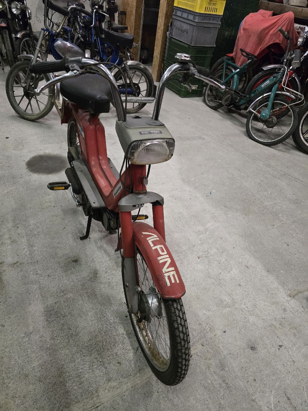 Piaggio Cyclomoteurs: Rote Piaggio Mofa "Alpine" – D'occasion à Stansstad par Carina_P 5