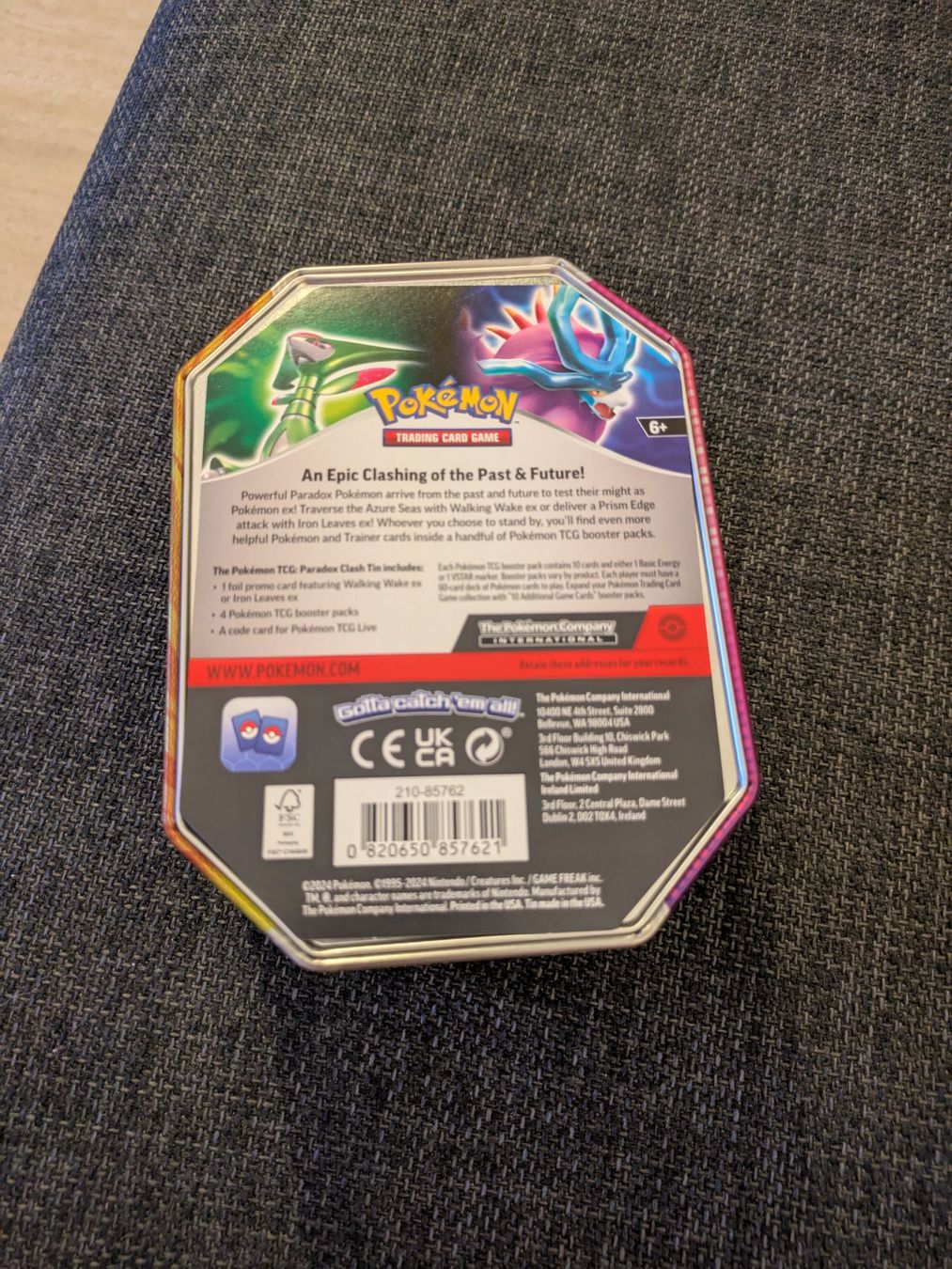 Pokémon Sammelbilder & Trading cards: Pokémon ex Collection Paradox Suicune Walking Wake – Empty – Gebraucht aus Losone von AlpineLayer 1