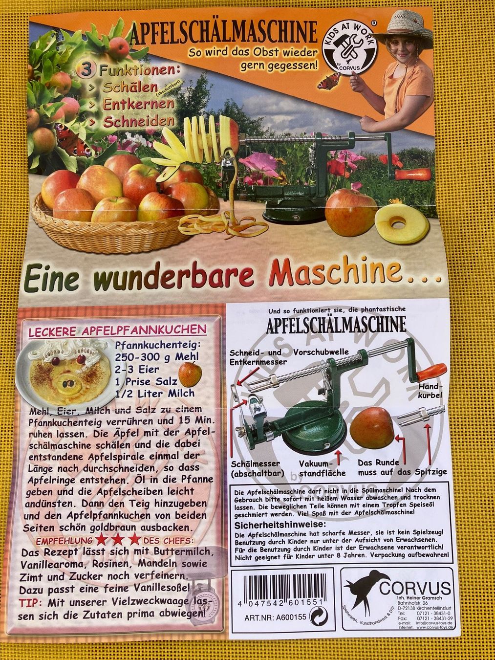 Alle Maschinen: Machine à peler les pommes – Neu (gemäss Beschreibung) aus Pully von claddagh 3