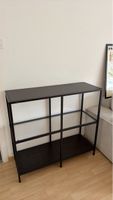 IKEA Vittsjö Regal schwarz/ glas