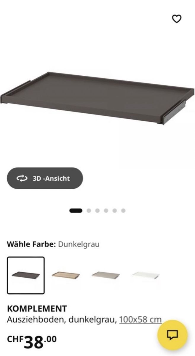 Armoires: Komplement Lade Pax  – Neuf (Voir description) à Basel par nad_qtm6 2