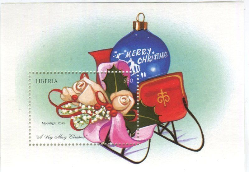 Tous les timbres: Block "Weihnachten". Liberia – Neuf avec emballage d'origine à Basel par Butsch5