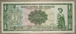 Paraguay 1 Guarani 1952 UNC