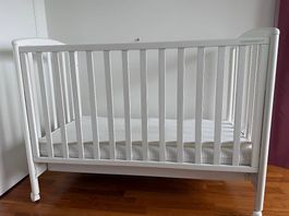 Foppapedretti Baby Cot with AeroSleep Mattress and Topper