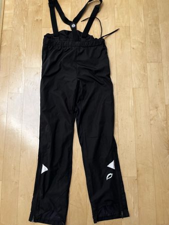 Skihose Langlauf Halti schwarz mit Trägern 