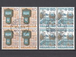 SBK 630 - 631 im 4er-Block mit ET Ortsstempel