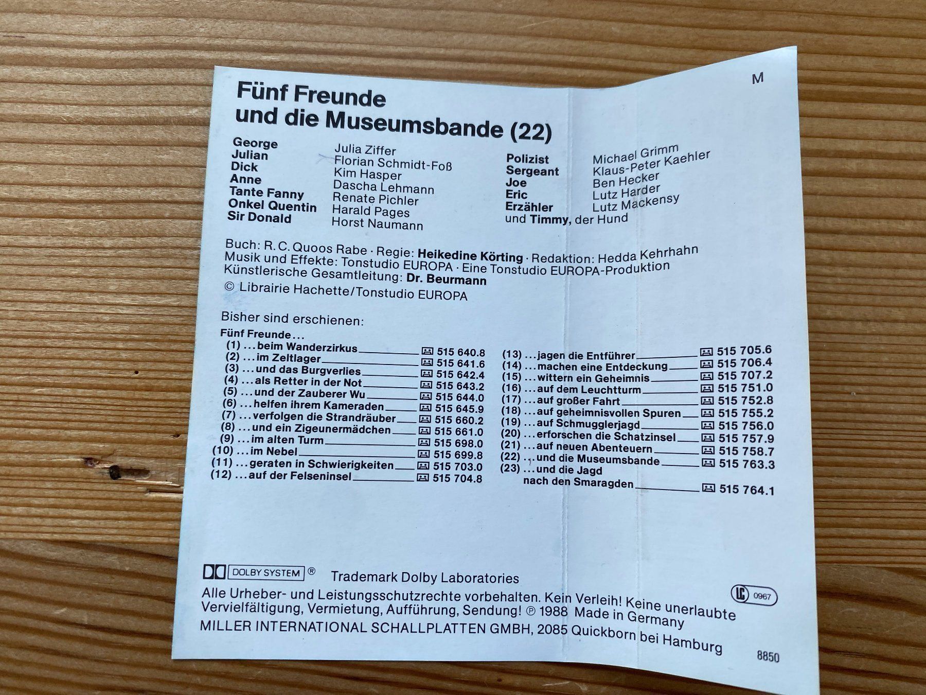 Kompaktkassetten: Kassette – Funf Freunde (22) – Gebraucht aus St.Gallen von kingsamas 4