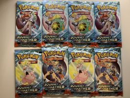 8 Pokemon Booster Journey Together neu English