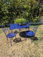 salon jardin fer forgé Schmiedeisen gartentisch