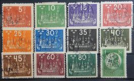 Schweden ex. Kat. 144-156 gest. 1924 Kat. 256 Euro