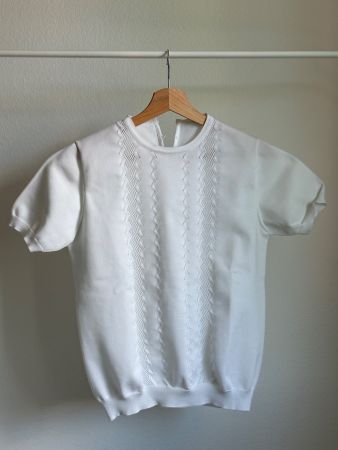 Vintage weisser Pulli