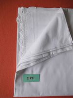 Oberleintuch mit Spitzen - Vintage