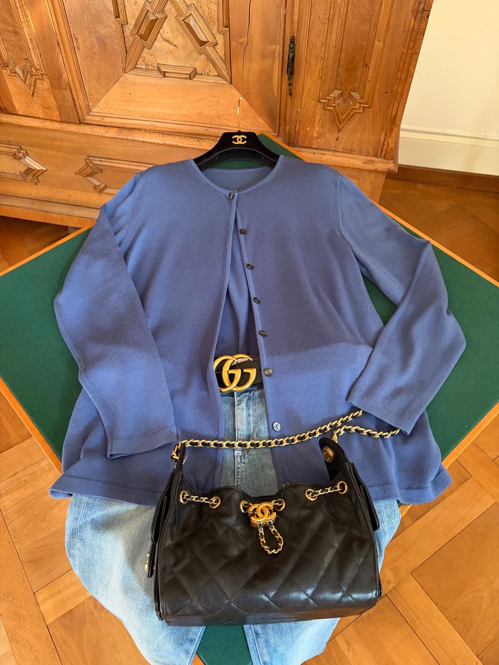 Peter Hahn Giacche: PETER HAHN Strickjacke Größe L, 100 % Schurwolle – Usato da Interlaken venduto da Bona55 9