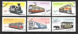 Philippinen Serie 1639 - 1644 Schienenfahrzeuge gest. 1984