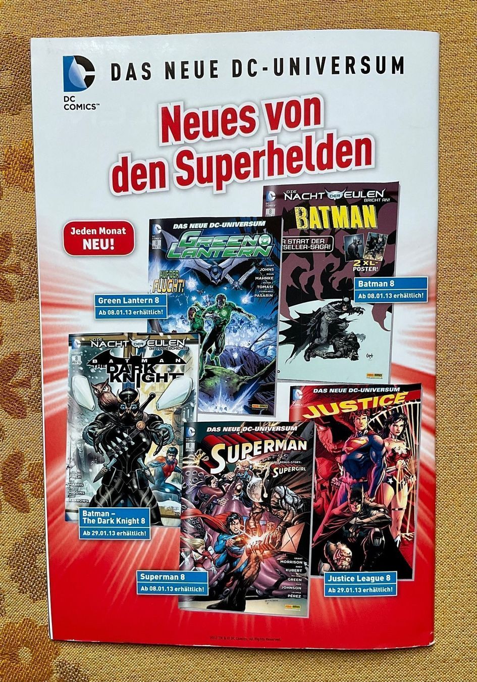 Fumetti: Batman Heft Nr 8 von 2013 – Nuovo (secondo la descrizione) da Endingen venduto da nathan05 9