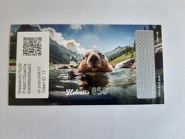 Swiss Crypto Stamp 4.0/  ID 17, SCHWIMMEN