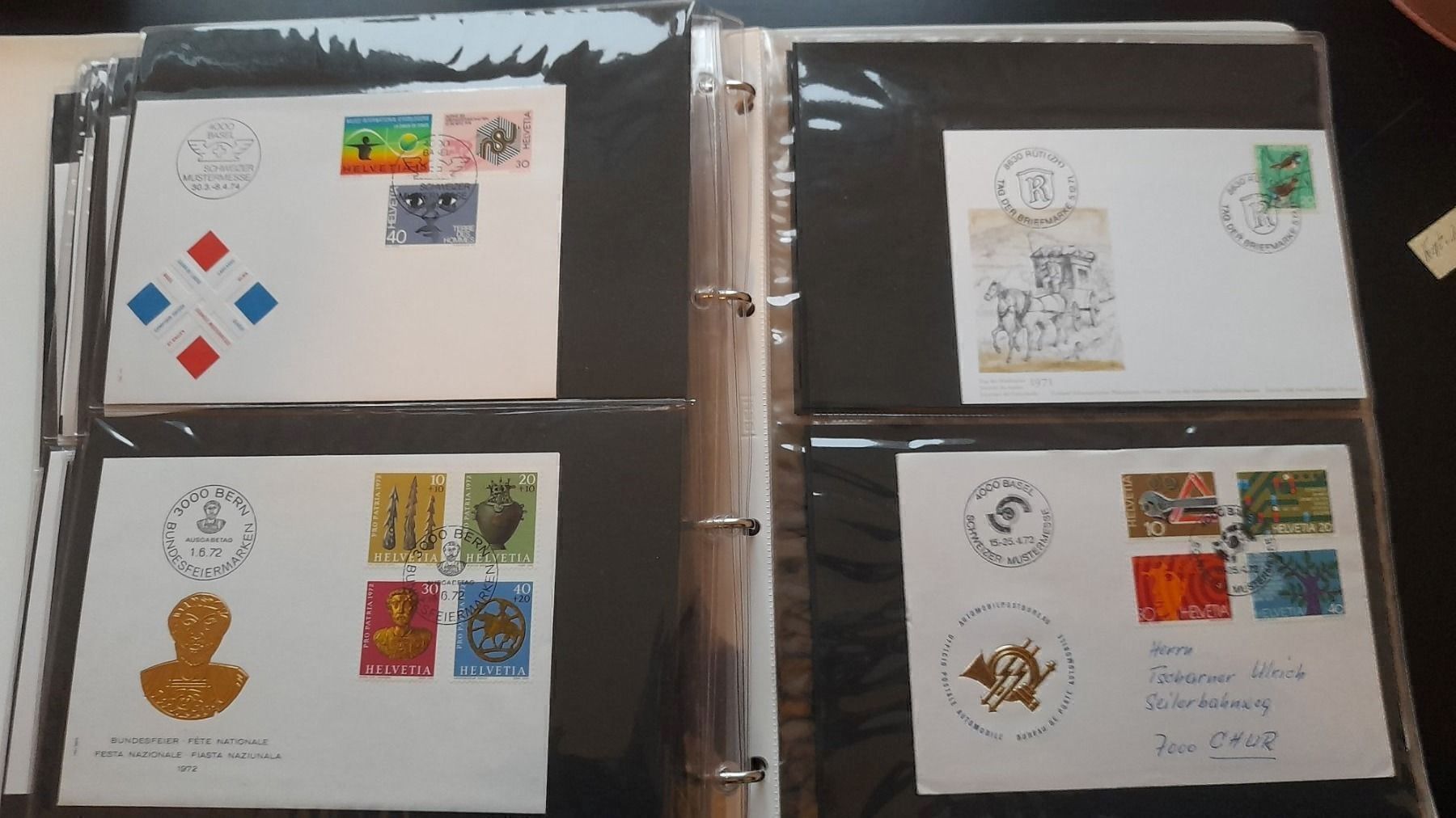 Tutti i francobolli: FDC Schweiz und diverses – Usato da Balgach venduto da SIMEON27 7