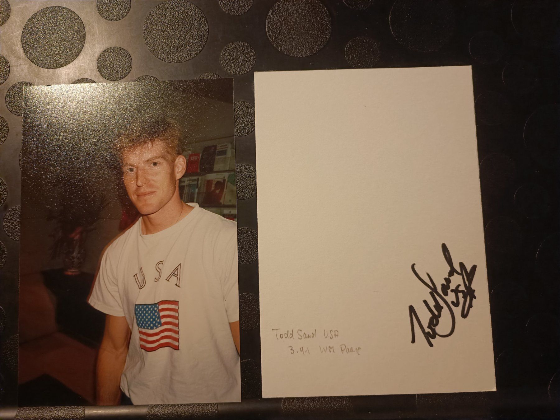 Autografi: Todd  Sand - WM Silber - Eiskunstlauf - handsigniert – Usato da Menziken venduto da Artographs