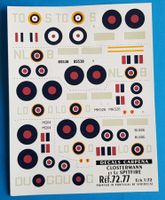 Decals "Clostermann und Spitfire" 1/72 Carpena 72.77