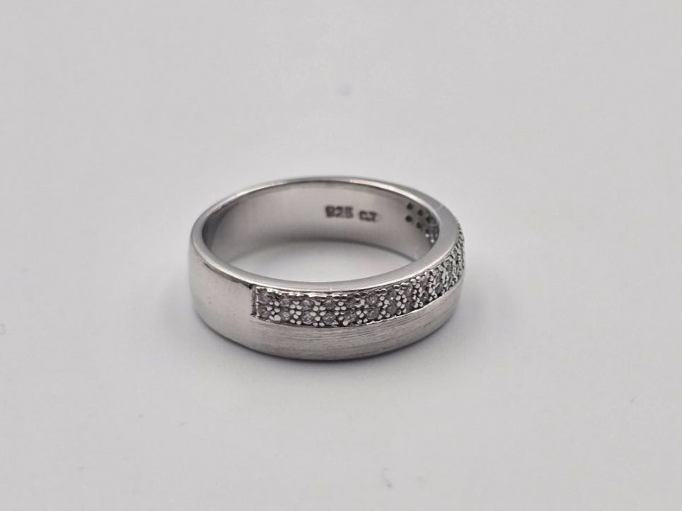 Anelli: Ring Silber 925 Zirkonia Gr. 54 – Nuovo e nell'imballaggio originale da Zug venduto da gold.schmuck 2