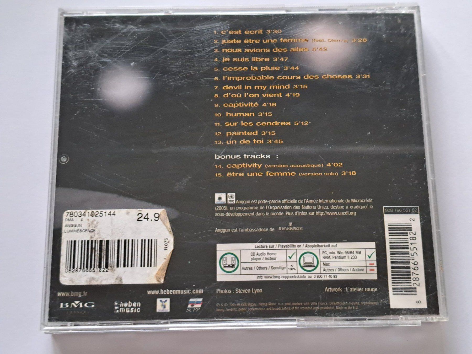 CD: Cd Anggun - Luminescence  – Usato da Pully venduto da bro_n52j 1