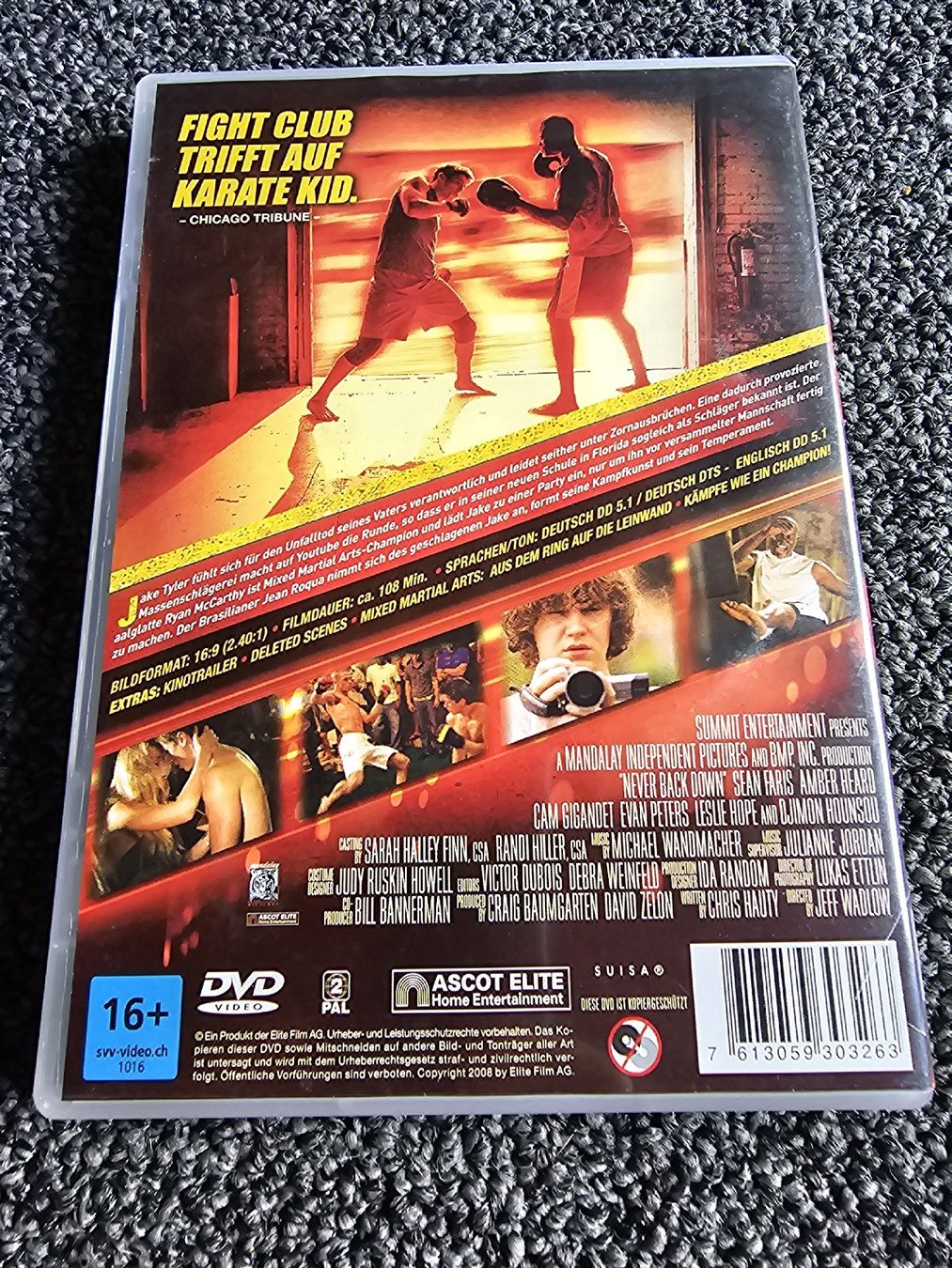 Tous les DVDs: DVD Never Back Down (23178) – D'occasion à Ruswil par jan_bxl5 1