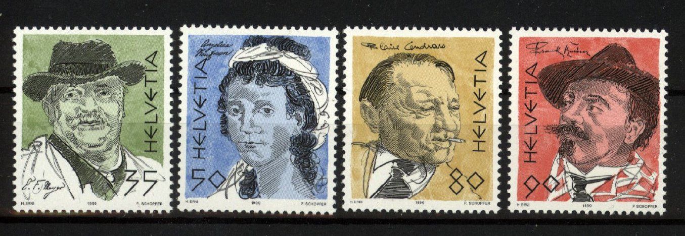 Tutti i francobolli: 1990, Portraitmarken IV ** (1) – Usato da Willisau venduto da Vollstempel