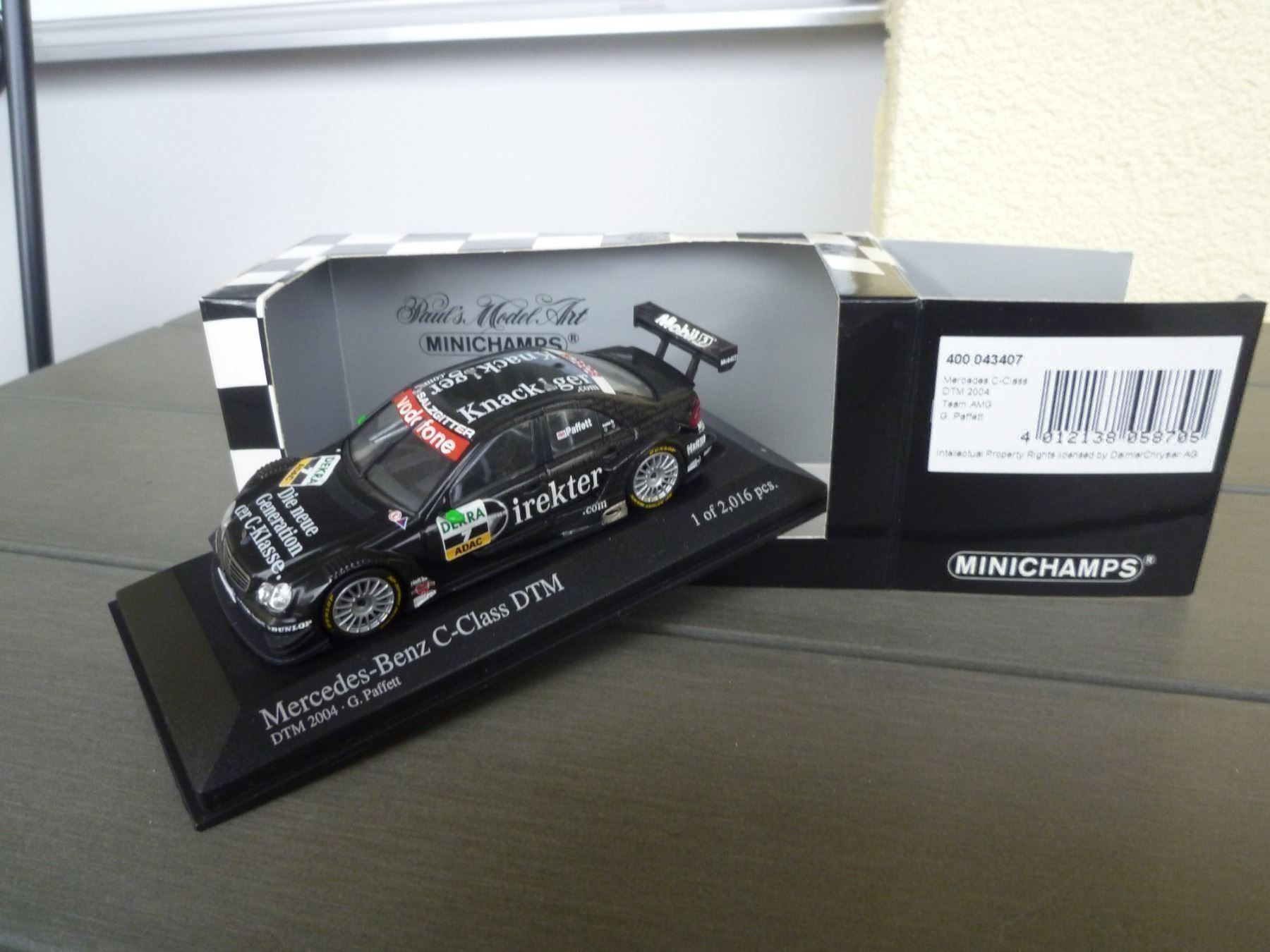 Mercedes-Benz Modellini d'auto: Mercedes-Benz C-Class (DTM 2004) – Nuovo e nell'imballaggio originale da Flawil venduto da Imperiosud