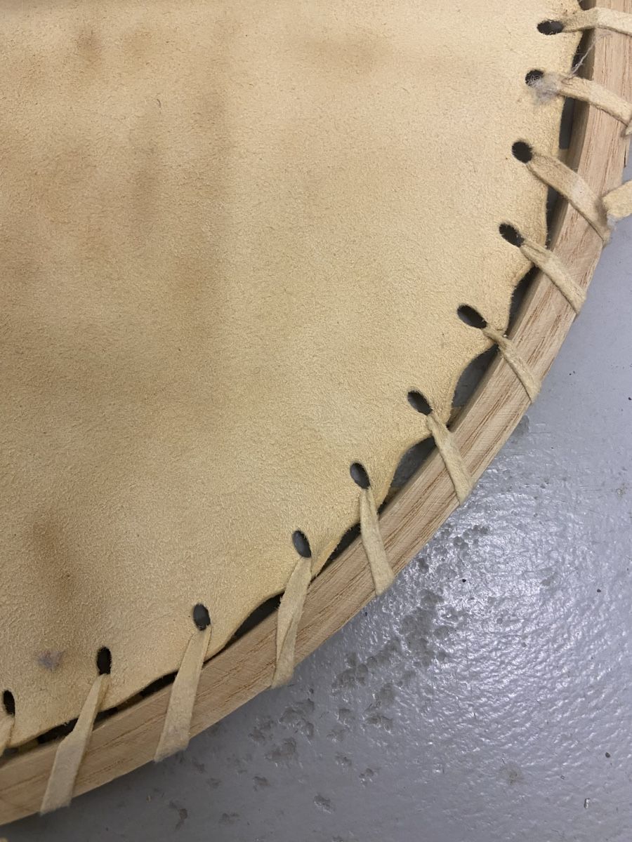 Musikinstrumente: Trommel Handmade mit Hirschleder – Neu (gemäss Beschreibung) aus Zürich von Unique2400 4