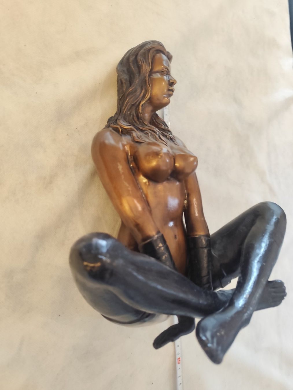 Sculture & Statue: Bronce Skulptur einer sitzenden Frau.!!! – Usato da Dietikon venduto da nala_66 7