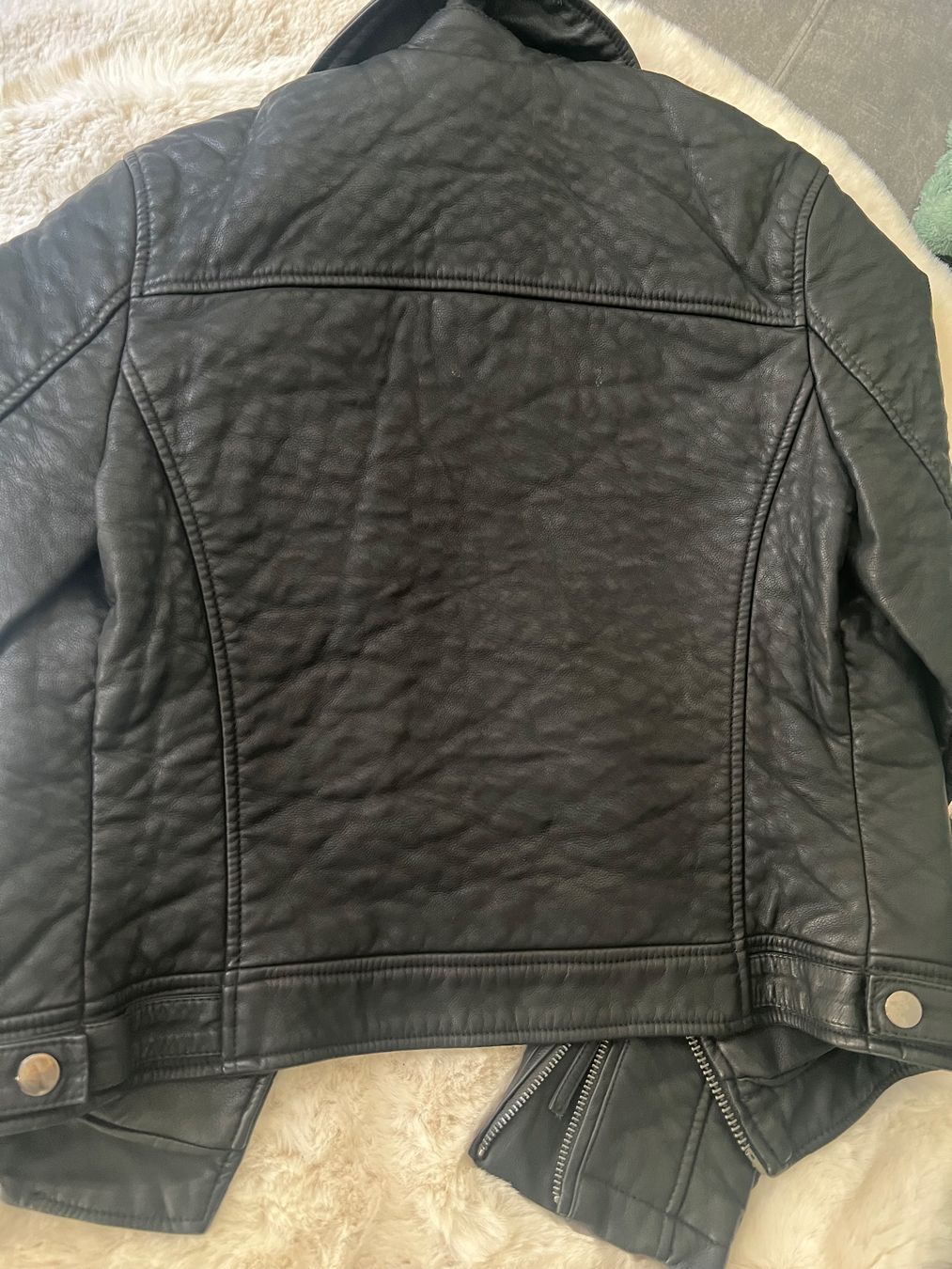Giacche: Topshop Kunstlederjacke, Grösse 36, Schwarz, Herbst – Nuovo (secondo la descrizione) da Bern venduto da kaeffy 3