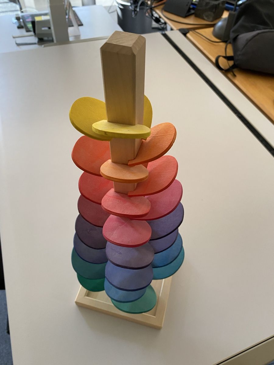 Giocattoli: KARO-HOLZSPIELWAREN Klangbaum, Design Matthias Utlinger – Usato da St. Gallen venduto da BonaXR 2