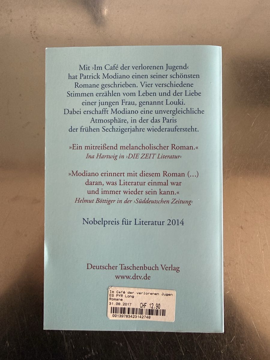 Libri: Im Café der verlorenen Jugend – Nuovo (secondo la descrizione) da Zürich venduto da cle_7zph 1