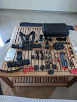 Umfangreiches Action-Cam Zubehör-Set mit Hardcase