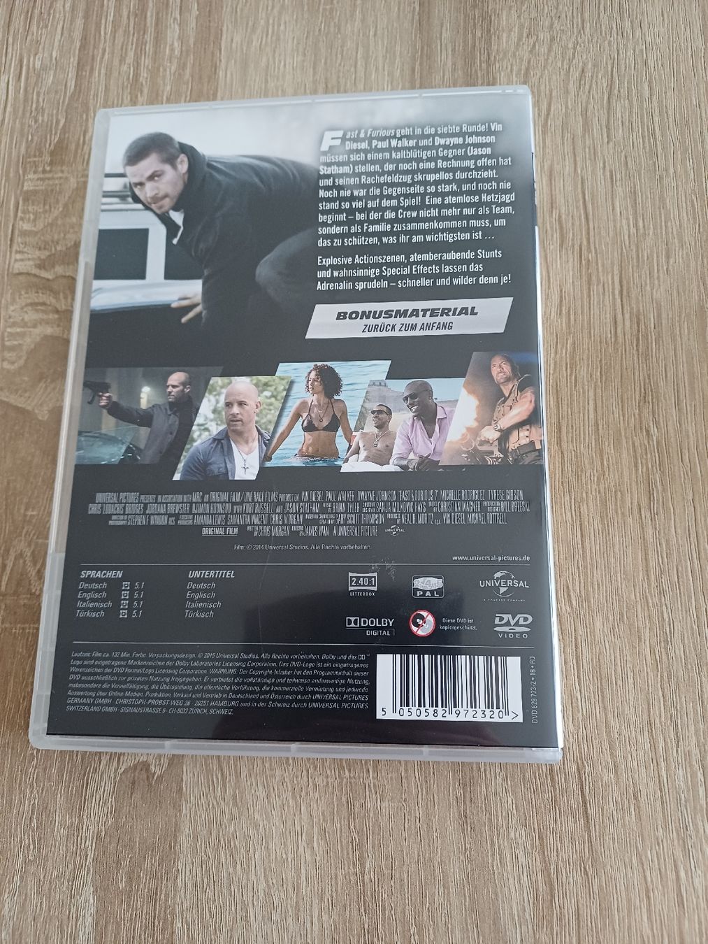 Tous les DVDs: Fast&Furious 7 – D'occasion à Speicher par lovely22 1