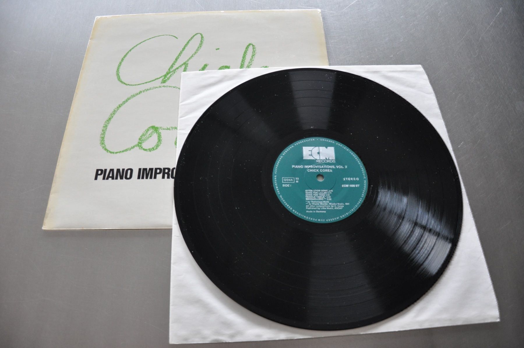 Dischi in vinile: ECM 1020 - CHICK COREA - PIANO IMPR. II – Usato da Sion venduto da jaipur1401 2