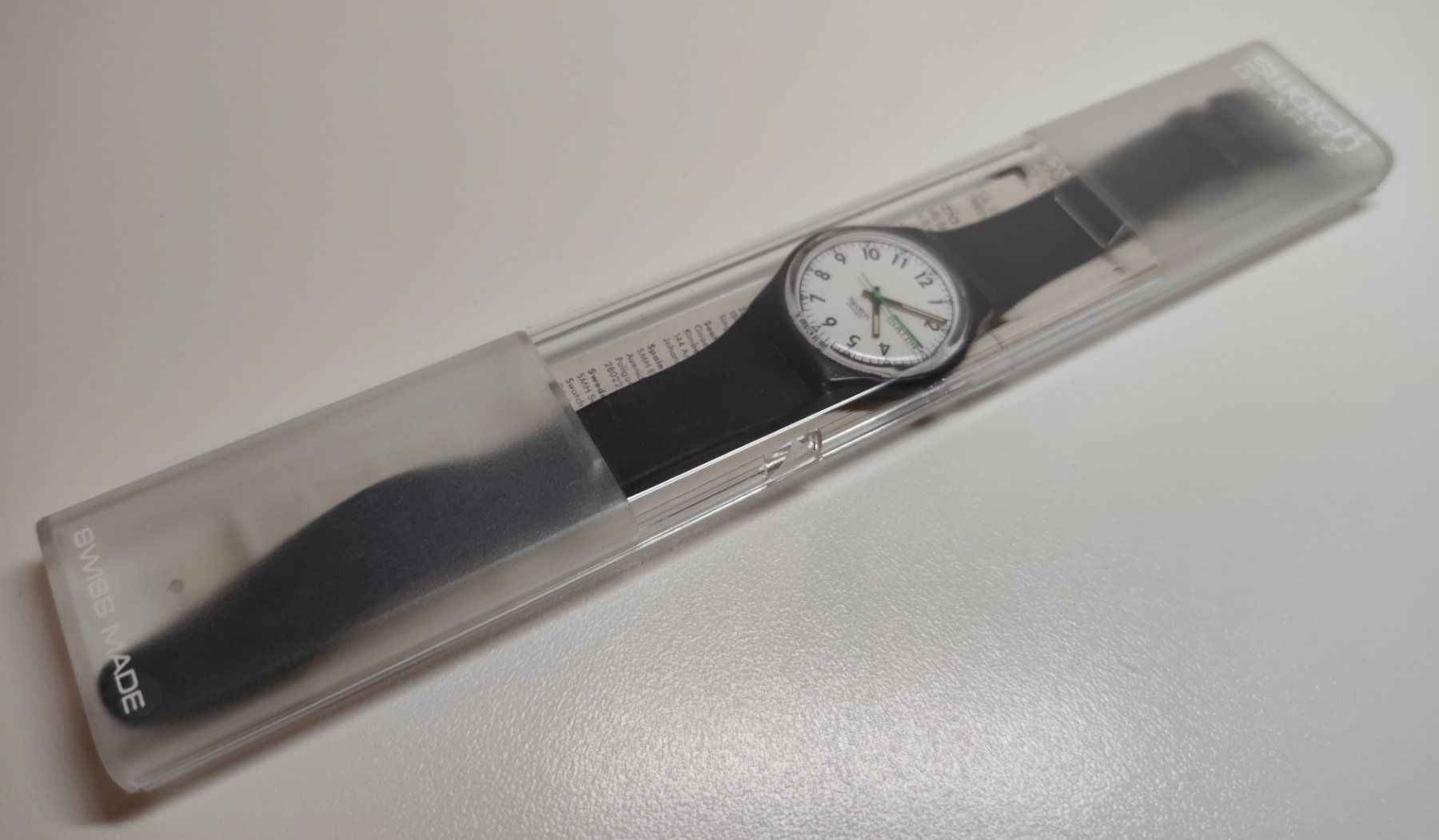 Swatch Orologi: Swatch ⌚CLASSIC CINQUE - GB727 – Usato da Eschenbach SG venduto da Piratenschatz