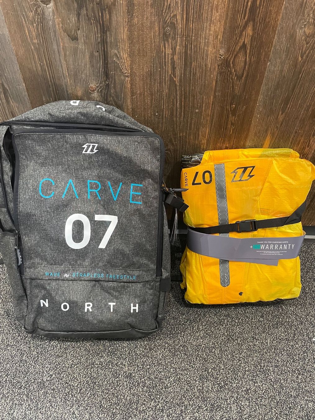 Kite: Neuer North Kite Carve 07m2 – Neu und originalverpackt aus Lenzburg von Threesixty 2