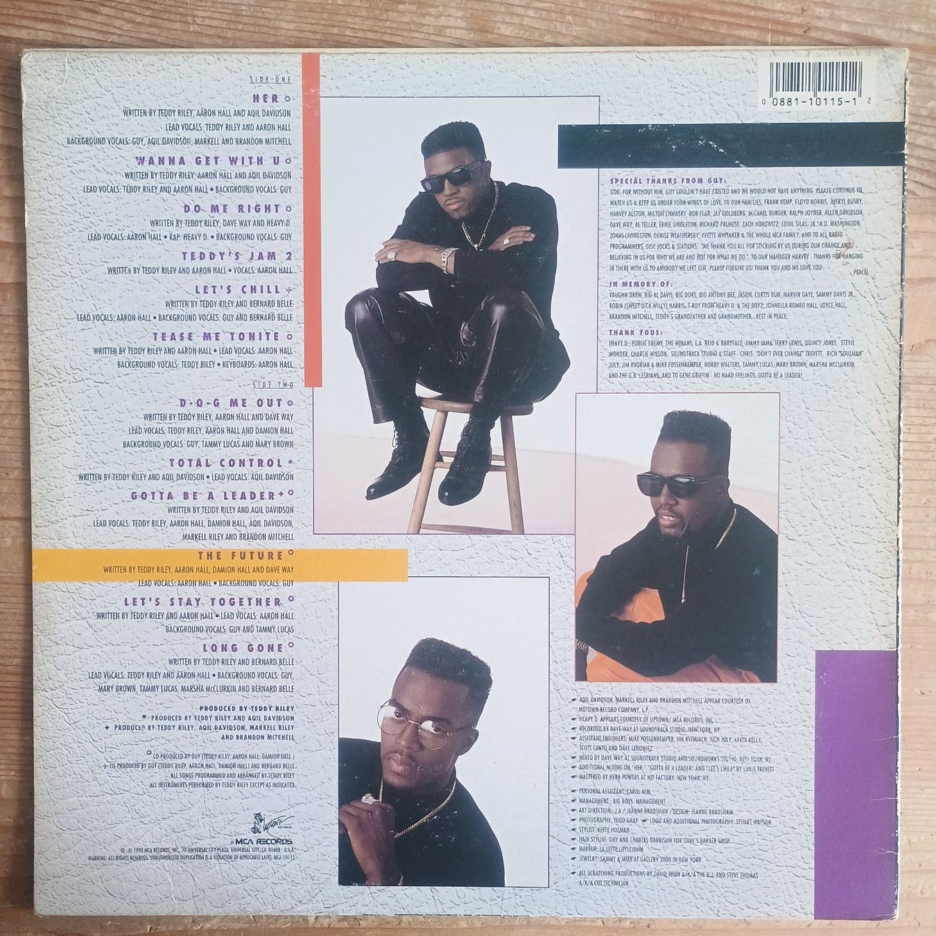 Dischi in vinile: Guy ‎– The Future LP US-1990 1st PRESS VG(+)/G++ – Usato da münchenstein venduto da karl_heinz_krasser 1