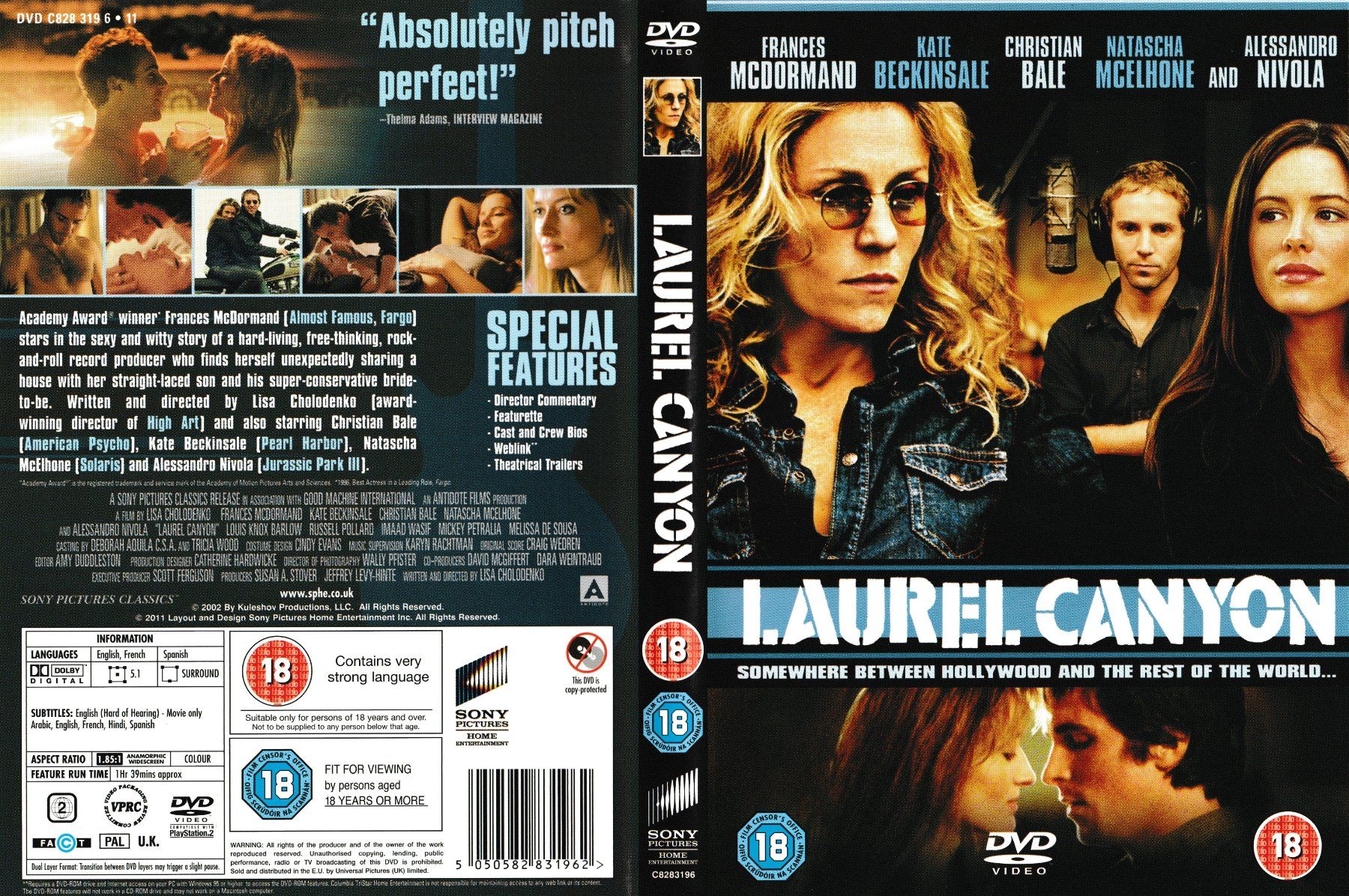 Tutti i DVDs: DVD - Laurel Canyon (ENG) – Usato da Langnau am Albis venduto da MediaRescuerKeLoX