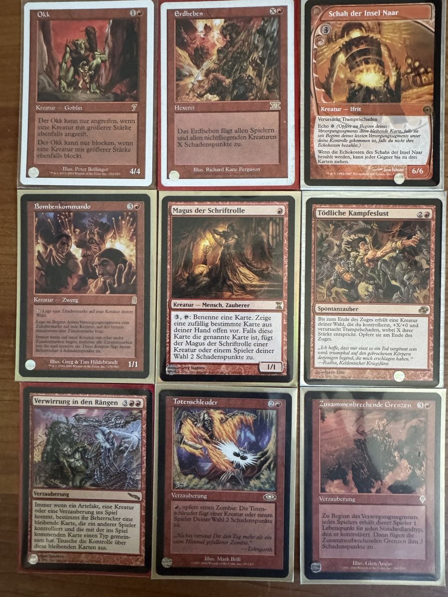 Magic The Gathering Carte collezionabili: Magic Karten Rot Sammlung Klassiker 1999–2007 – Usato da Stadel venduto da bewinshop