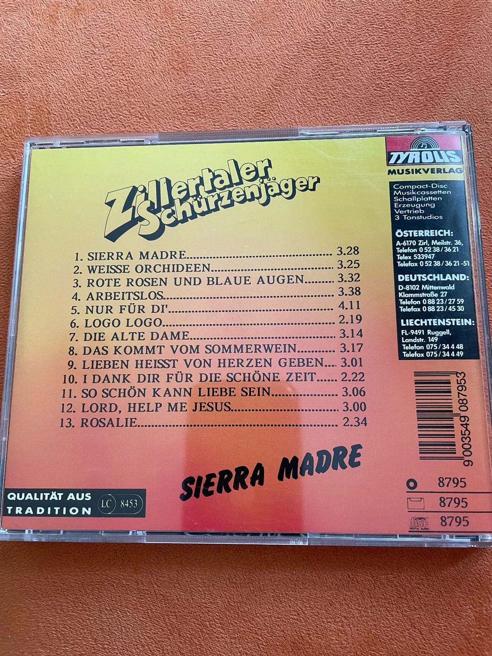 CD: Schürzenjäger CD - Sierra Madre - – Usato da St.Gallen venduto da Korb0 1