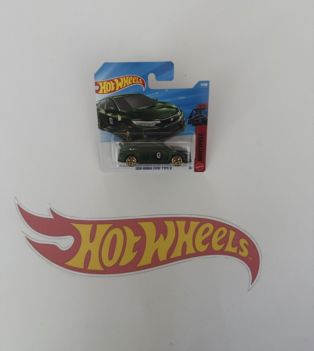 Hot Wheels Modellini d'auto: Hot Wheels 2018 Honda Civic Type R – Nuovo e nell'imballaggio originale da Luzern venduto da qui_25zt