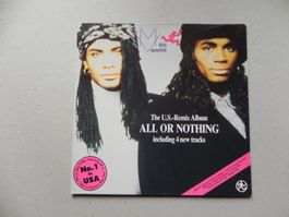LP Pop Duo Milli Vanilli 1988 All or Nothing  /  No.1 in USA