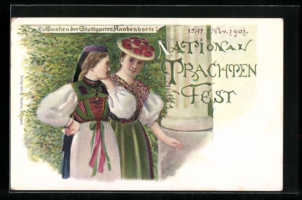 Cancelleria postale: Litho Ganzsache Württemberg PP9C5: Stut – Usato da Berlin venduto da bartko-reher