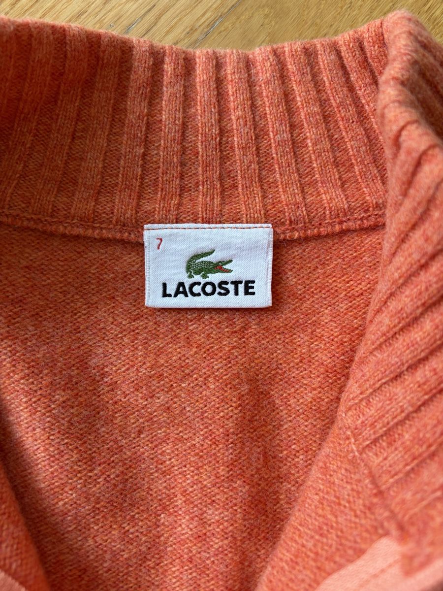 Lacoste Maglioni & Felpe: Lacoste quarter zip orange - Size 7 – Usato da Zürich venduto da nickadelic 2