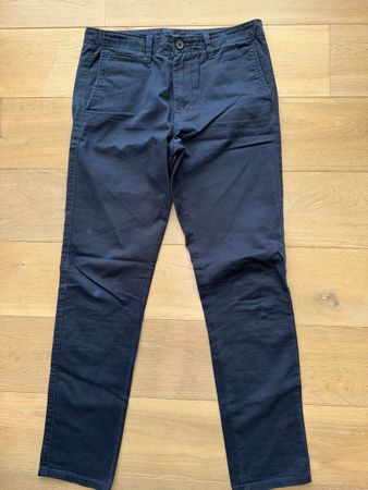 Herren Chino Hose Gr. 42 dunkelblau guter Zustand