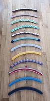 12er Set Handgemachte Kleiderbügel, Strick, Unikat, Vintage