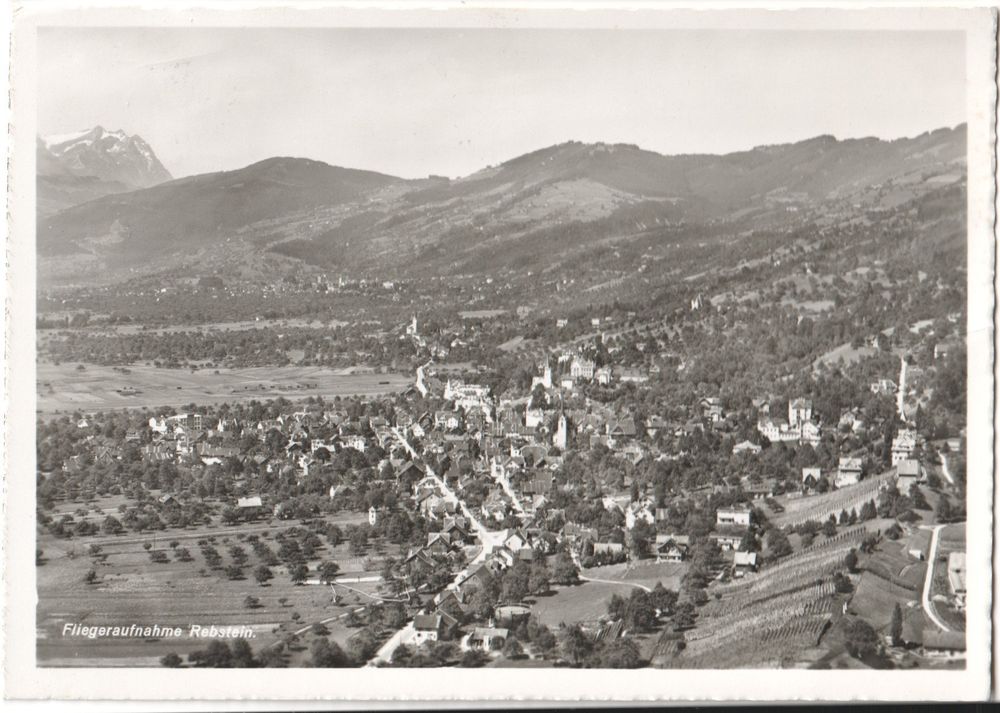 REBSTEIN: Fliegeraufnahme 1953 (Gebraucht) in Engelburg für CHF 12 ...