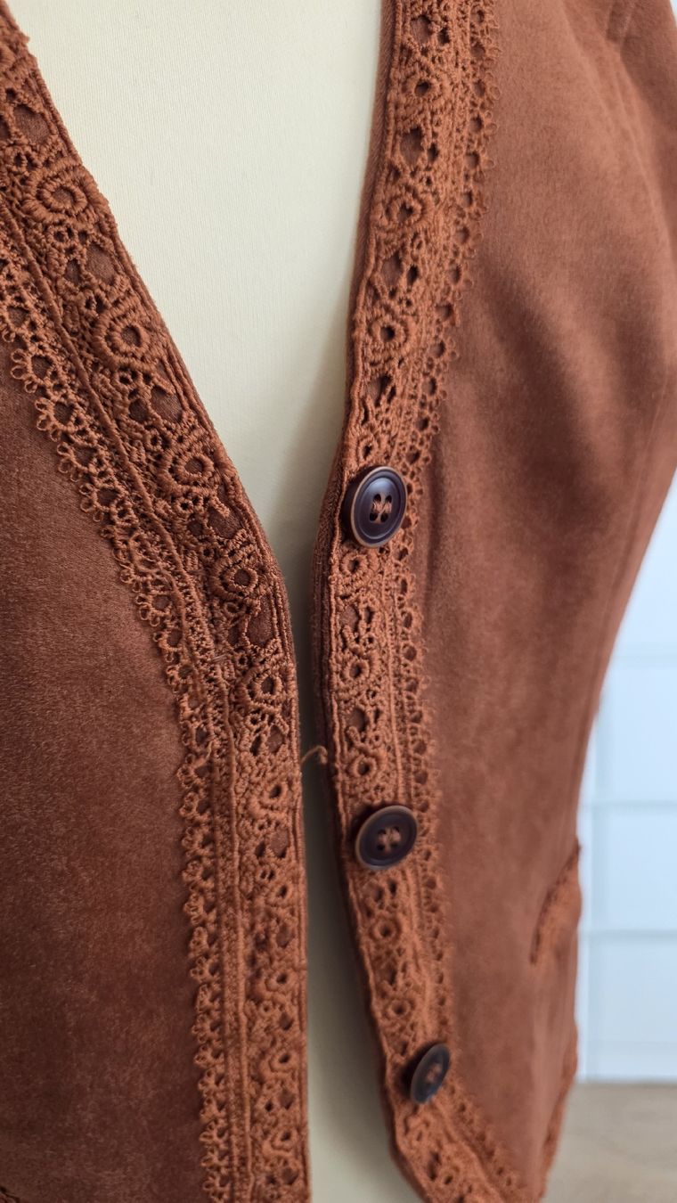 Gilet & Giacche senza maniche: Gilet Imitation Daim – Nuovo (secondo la descrizione) da Cheyres venduto da Karine-Schweiz 1